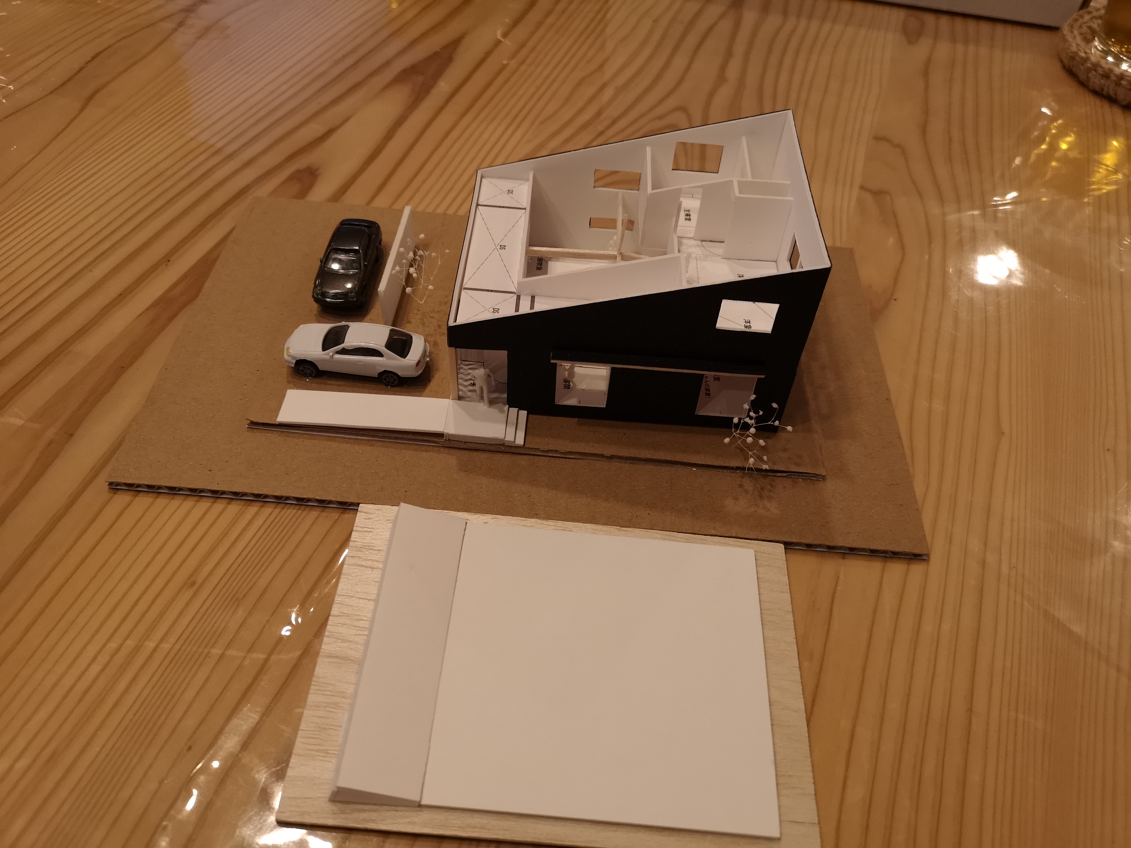 沼津しのR+house,建築家による家の間取りがわかる模型